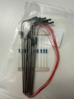 10x moderne Peitschenlampe 11cm / HO