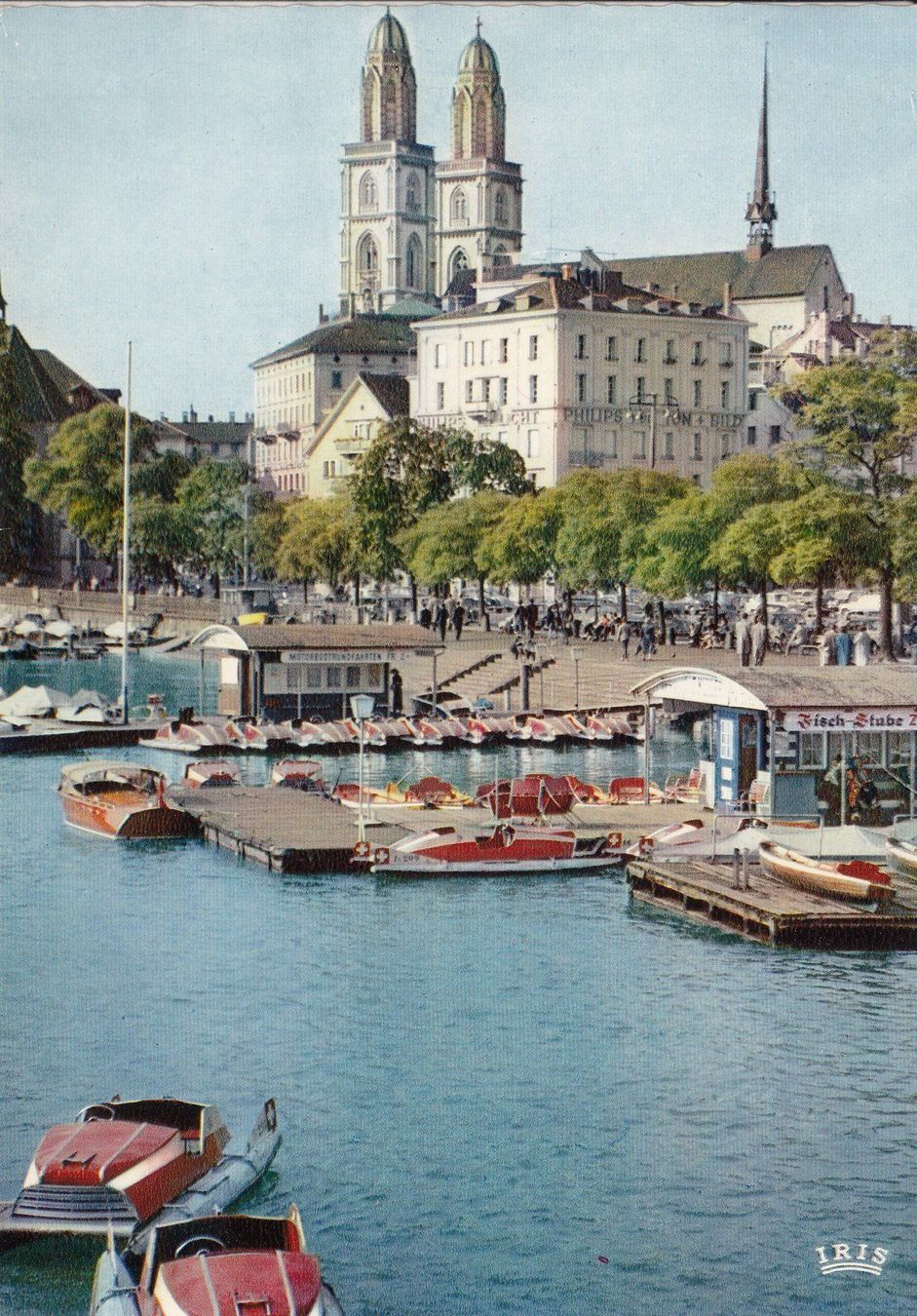 Cartoline postali: Zürich Limmatquai ca. 1960 – Usato da Bürglen TG venduto da StampGraf
