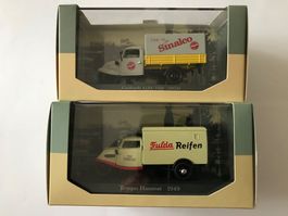 Legendäre Nutzfahrzeuge Tempo Hanseat 3 Rad (1/43) Modelle