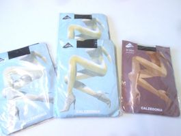 4 Strumpfhosen von Calzedonia, Grösse 3, Neu
