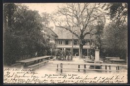 AK Ile de Saint-Pierre, La Cour, 1900