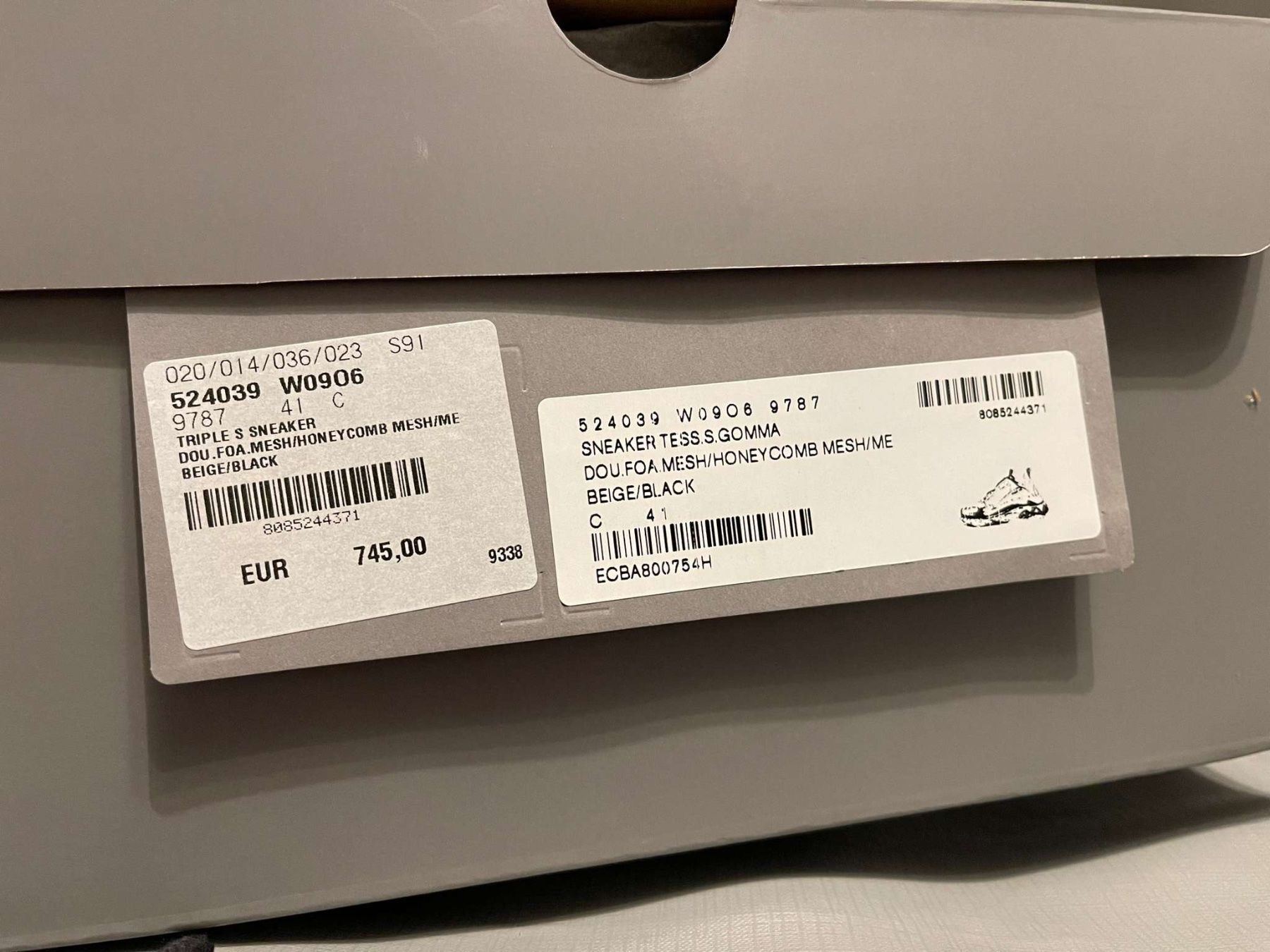 Scarpe da uomo: Balenciaga Triple S sneaker – Usato da Meiringen venduto da Martinez002