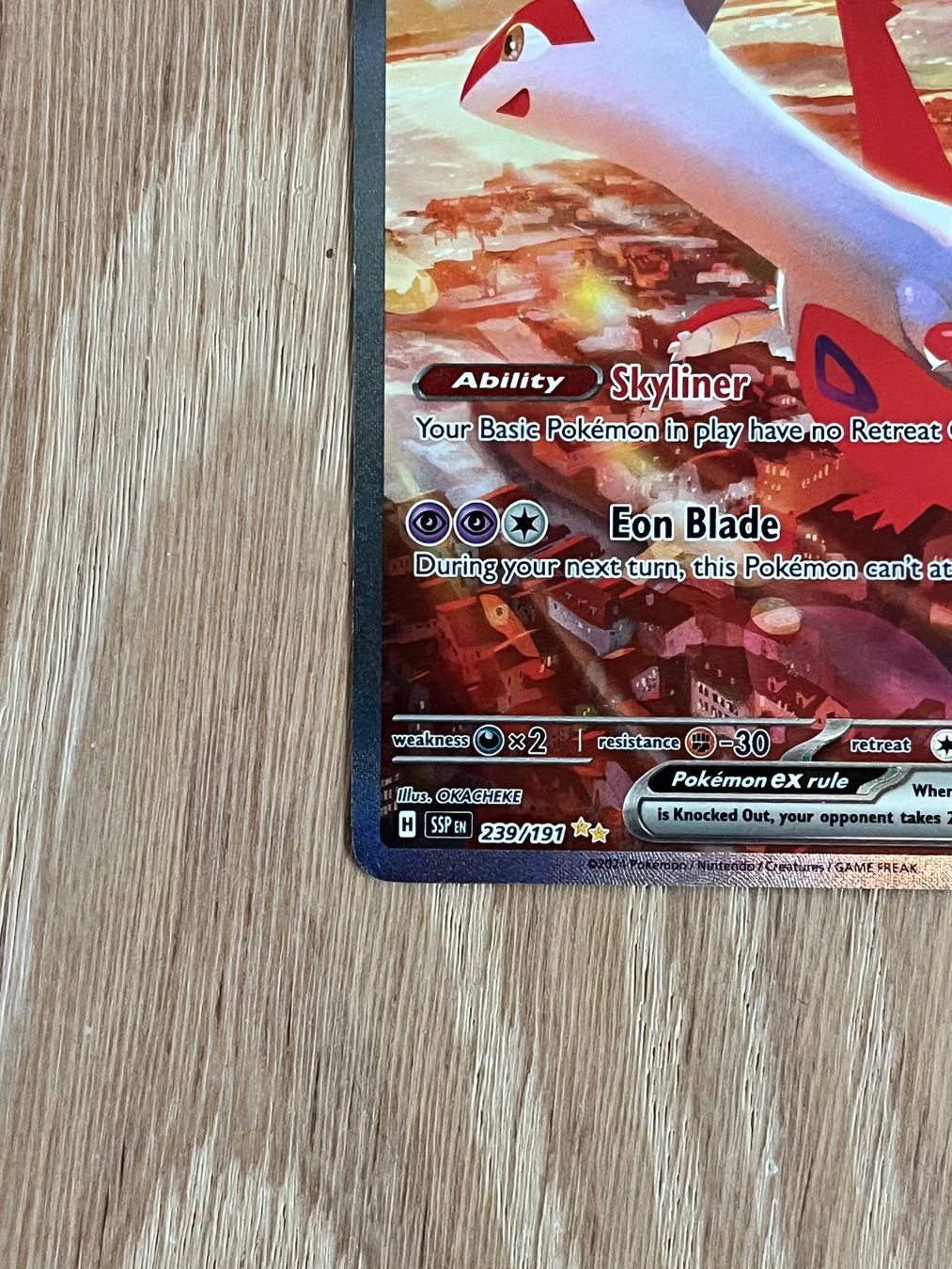Pokémon Carte collezionabili: Latias ex 239/191 Surging Sparks – Usato da Winterthur venduto da Wusa01 1