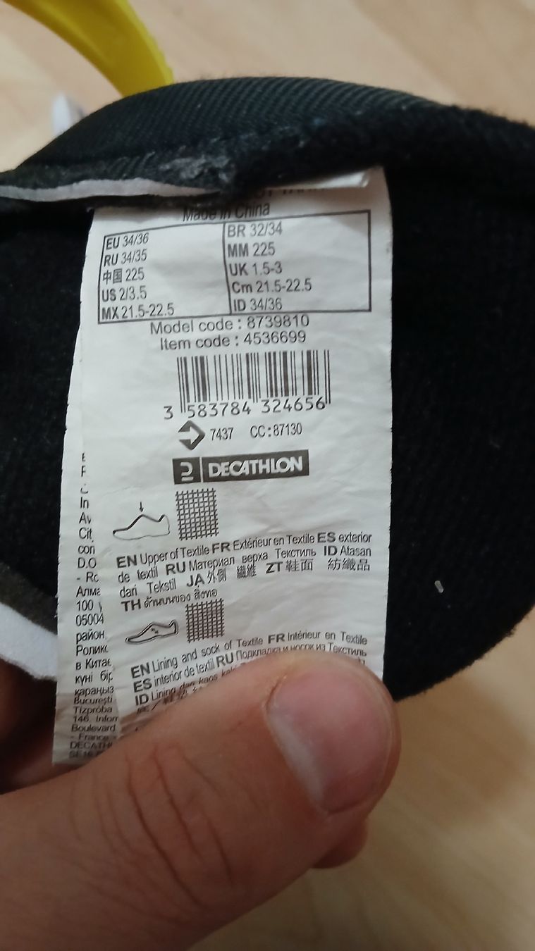 Oxelo Pattini in linea & Pattini a rotelle: Oxelo Inline Skates, Grösse 34/36 – Usato da Zürich venduto da GiorgioCrameri 1