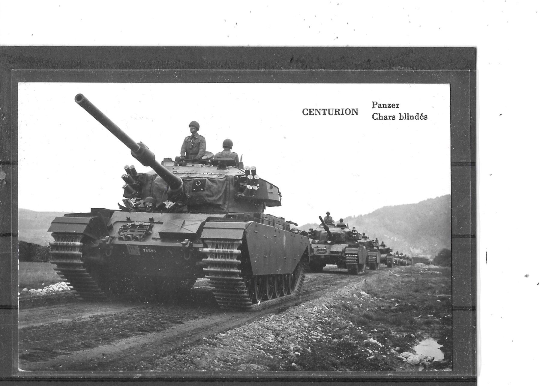 Cartoline postali: Ansichtskarte Militär Centurion Panzer – Usato da Schocherswil venduto da Wilare
