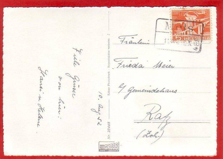 Cartoline postali: MELS, STEMPEL!, GROSSFORMAT – Usato da Grüningen venduto da Kartenlaube 1