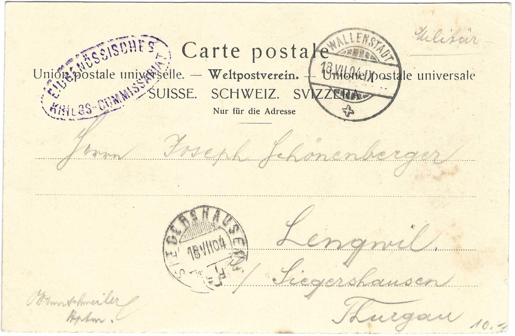 Cartes postales: Wallenstadt – D'occasion à Wildhaus par Brunphil 1