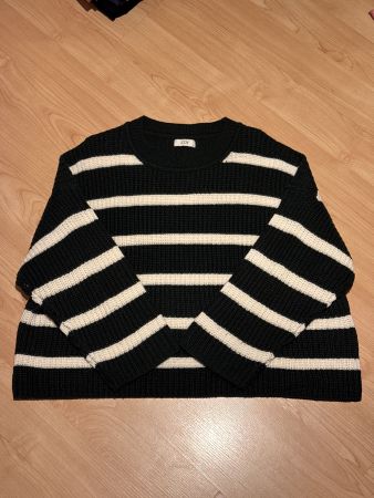Pullover JDY schwarz weiss gestreift Oversized  XL wie neu