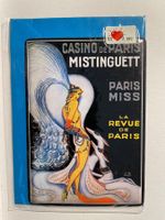 Blechschild Casino de Paris Mistinguett la Revue