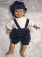 Steiff Poupée Jumeau garçon taille 38cm avec tenue bleu