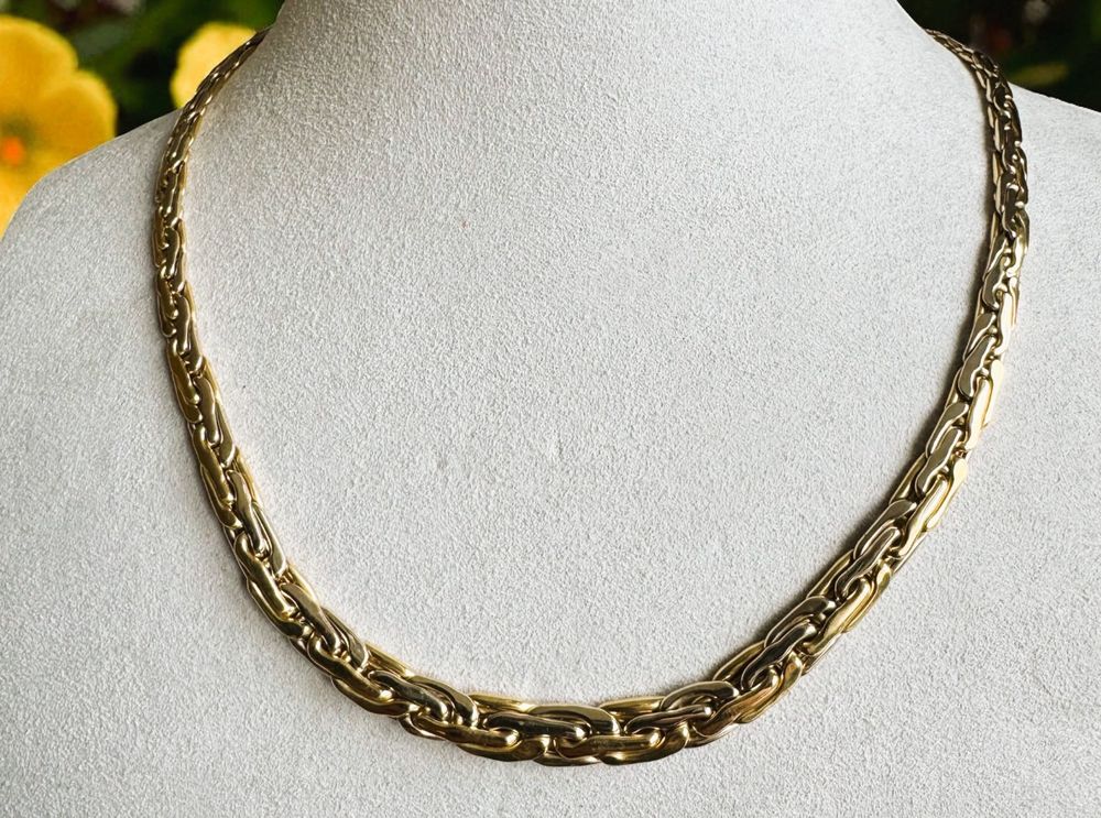 10K Gelbgold 3.5mm Damen Diamantschliff Weiß Pave Kubanisch