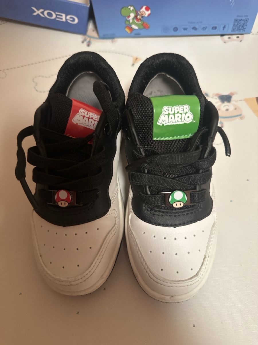 Geox Scarpe per ragazzi: Geox children sneakers white black like new condition – Usato da Vulpera venduto da Ricky1989 1