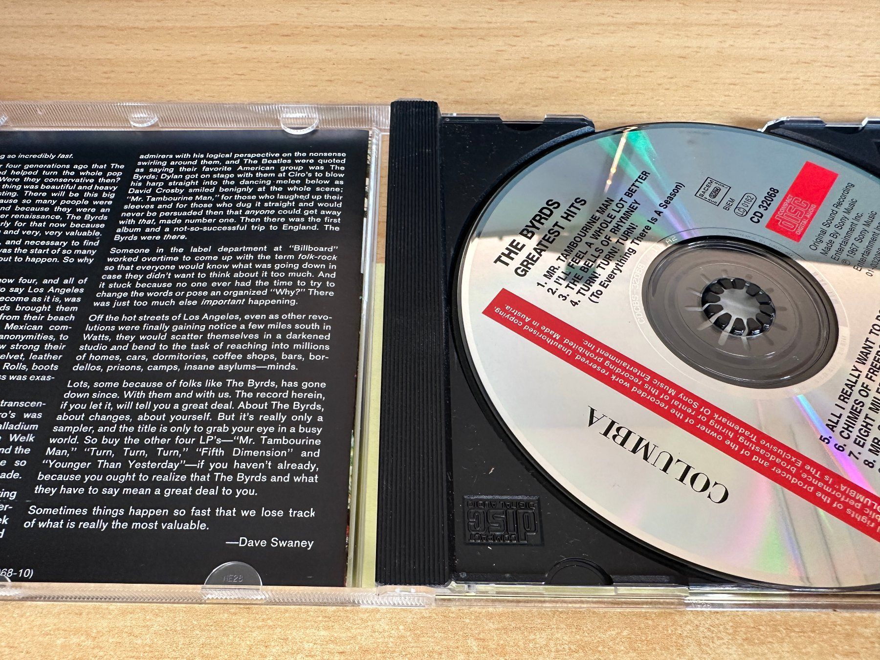 CD: D4 The Byrds – Greatest Hits – Usato da Rikon im Tösstal venduto da Alpenmutz 2