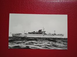 AK Schiff Italien Mv Europa s/w Karte