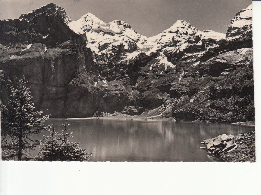 Cartoline postali: Oeschinensee ca. 1950 – Usato da Bürglen TG venduto da StampGraf