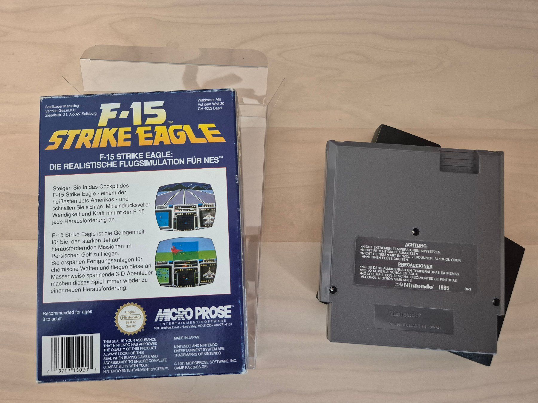 Giochi: NES: F-15 Strike Eagle inkl. OVP – Usato da Bern venduto da Benben1 1
