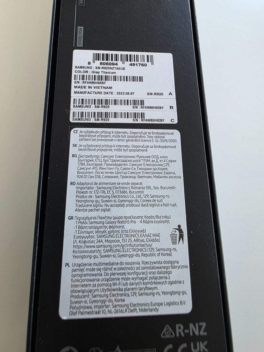 Samsung Smartwatch: Samsung Galaxy Watch5 Pro – Gebraucht aus Landquart von Widi8169 5