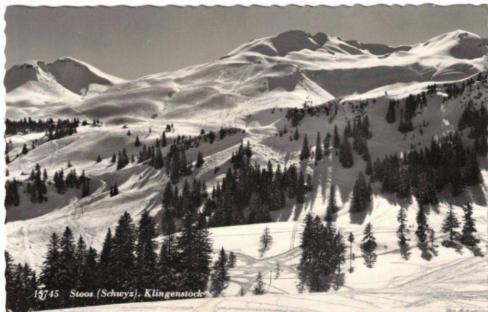Cartoline postali: Stoos - Skilift Klingenstock – Usato da Binningen venduto da Mountainrider