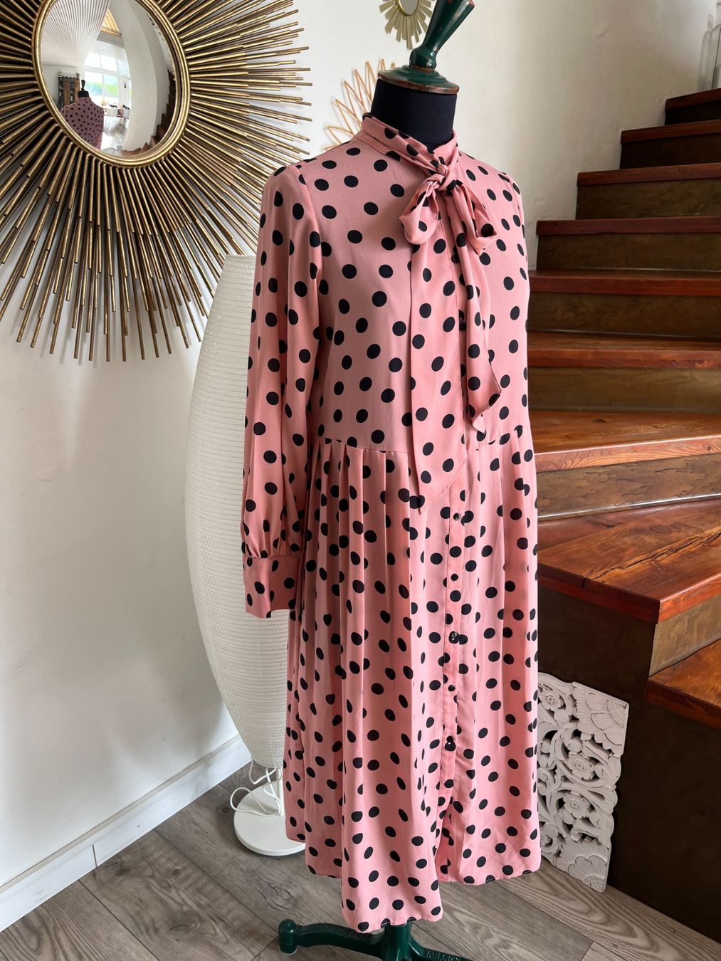 Zara Vestiti: Robe rose à pois ZARA M – Usato da Seiry venduto da vanille08 3