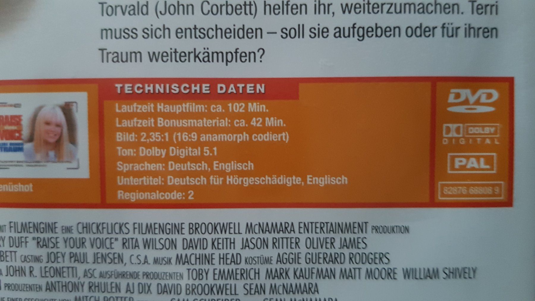 Alle DVDs: DVD Raise your Voice -Leben deinen Traum – Gebraucht aus Oetwil am See von fineli2 1