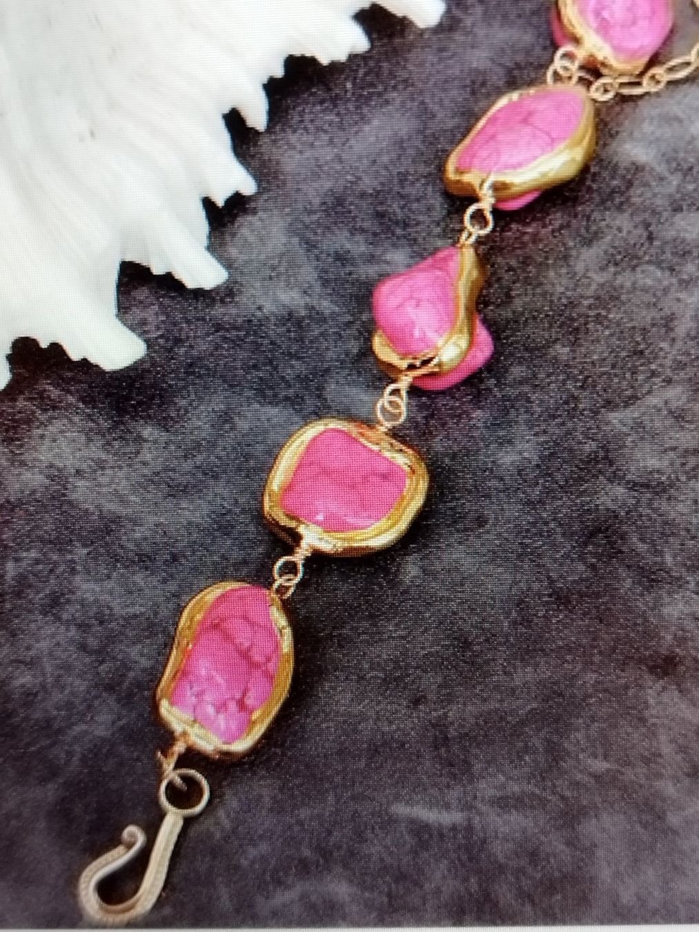 Armbänder & -reifen: Pink Turquoise With Gold Plated Armband – Neu und originalverpackt aus Basel von pro_79rs 5