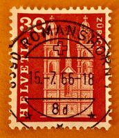 Nr.360 Grossmünster Zürich Postgeschichtliche Motive 