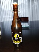 Alte Bierflasche Sonnenbräu Rebstein