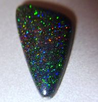 3,7 CTS polierter ANDAMOOKA OPAL  selten , einzigartig