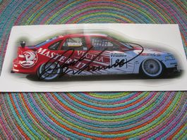 DEREK WARWICK GB FORMEL1 MOTORSPORT PILOT AUTOGRAMMAUFKLEBER