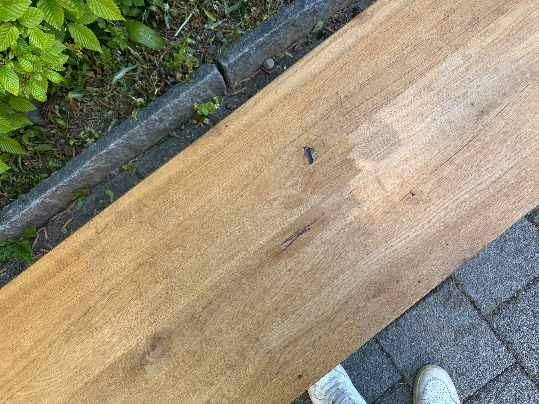 Panchine: Sitzbank Massivholz Eiche – Usato da Zürich venduto da Stoefz 2