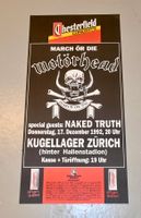 Orginal MOTÖRHEAD march ör die Konzert-Plakat Zürich 1992