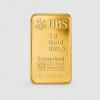 5g Goldbarren UBS (neu)