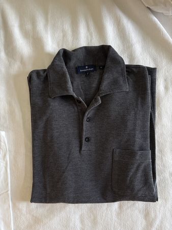 Ermenegildo Zegna Silk Blend Polo Shirt