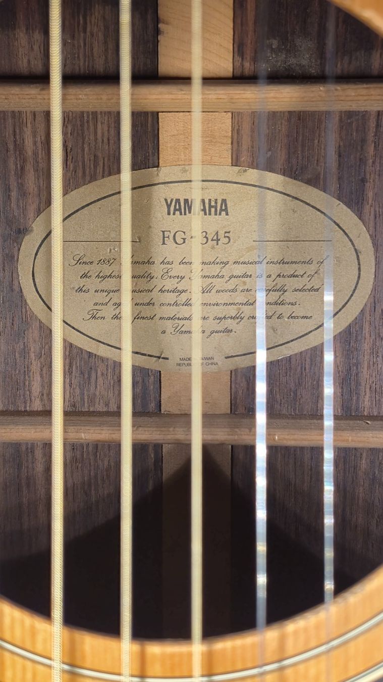 Yamaha Musikinstrumente: Western Gitarre Yamaha FG-345 – Gebraucht aus Winterthur von NorrSydGuitars 8