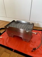 SKOTTI Camping Grill Edelstahl mit Gas