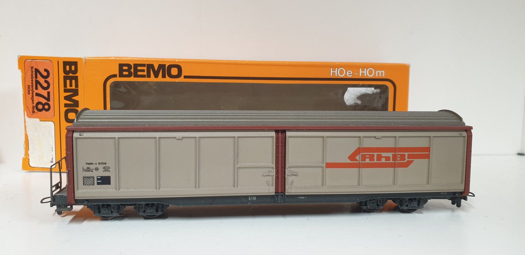 Bemo Modellini di ferrovie: Bemo RhB Schiebewandwagen – Usato da Geroldswil venduto da TopTrain54 4