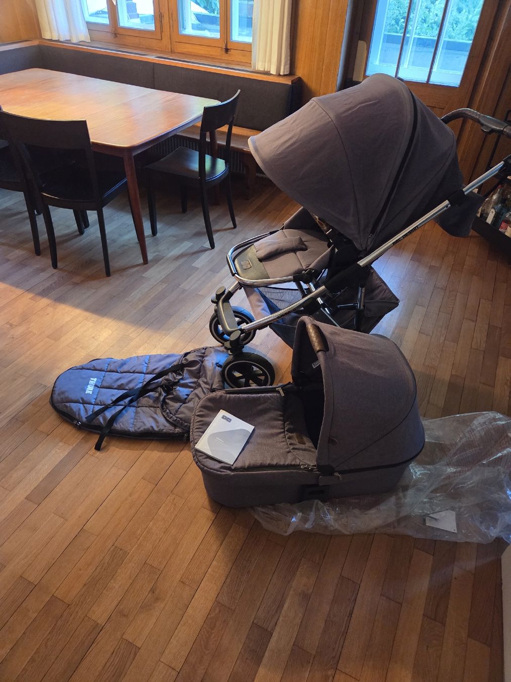 ABC Design Carrozzine: ABC Design Salsa Kinderwagen mit Thule wintersack – Usato da Biberist venduto da lukaskoenig 1