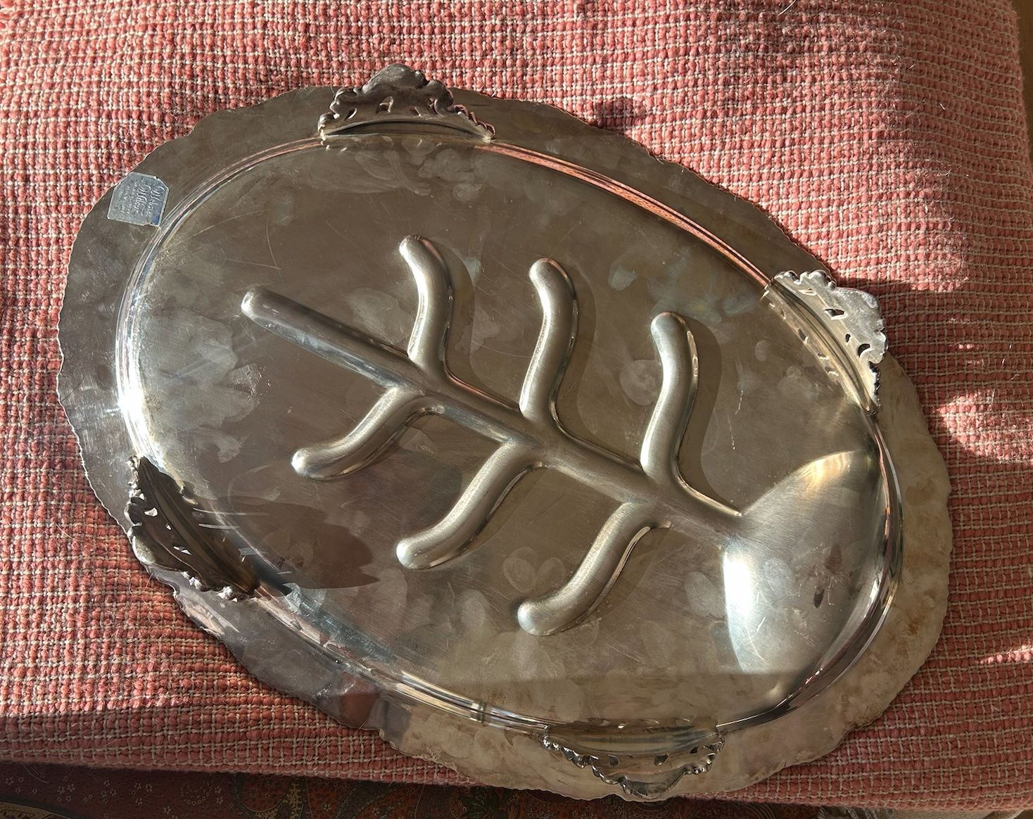 Piatti di portata: Roasting presentation carving silver platter - Christmas! – Usato da Zollikon venduto da kmg1 1