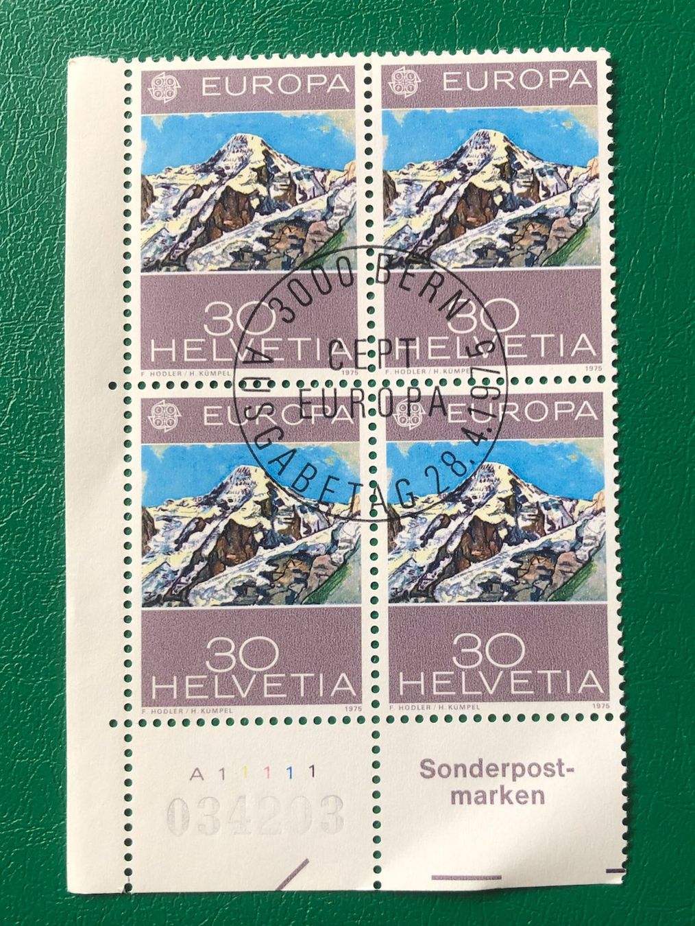 Tutti i francobolli: 4 er Block Nr. 565 mit Stempel Bern – Usato da Aarau venduto da Billa007