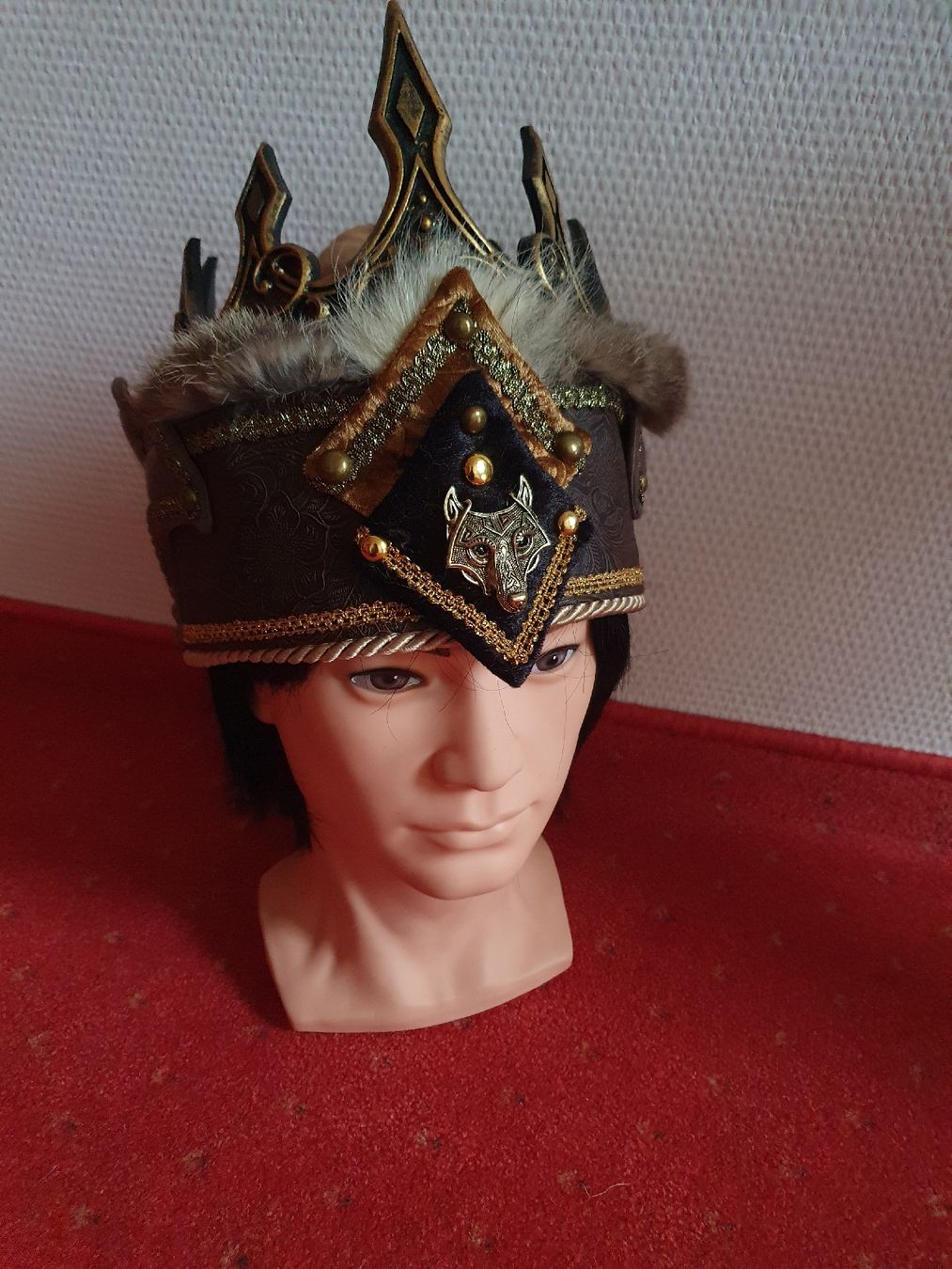 Kopfbeckung Krone, Wikinger, LARP, Wolf, Fantasy (Neu und ...