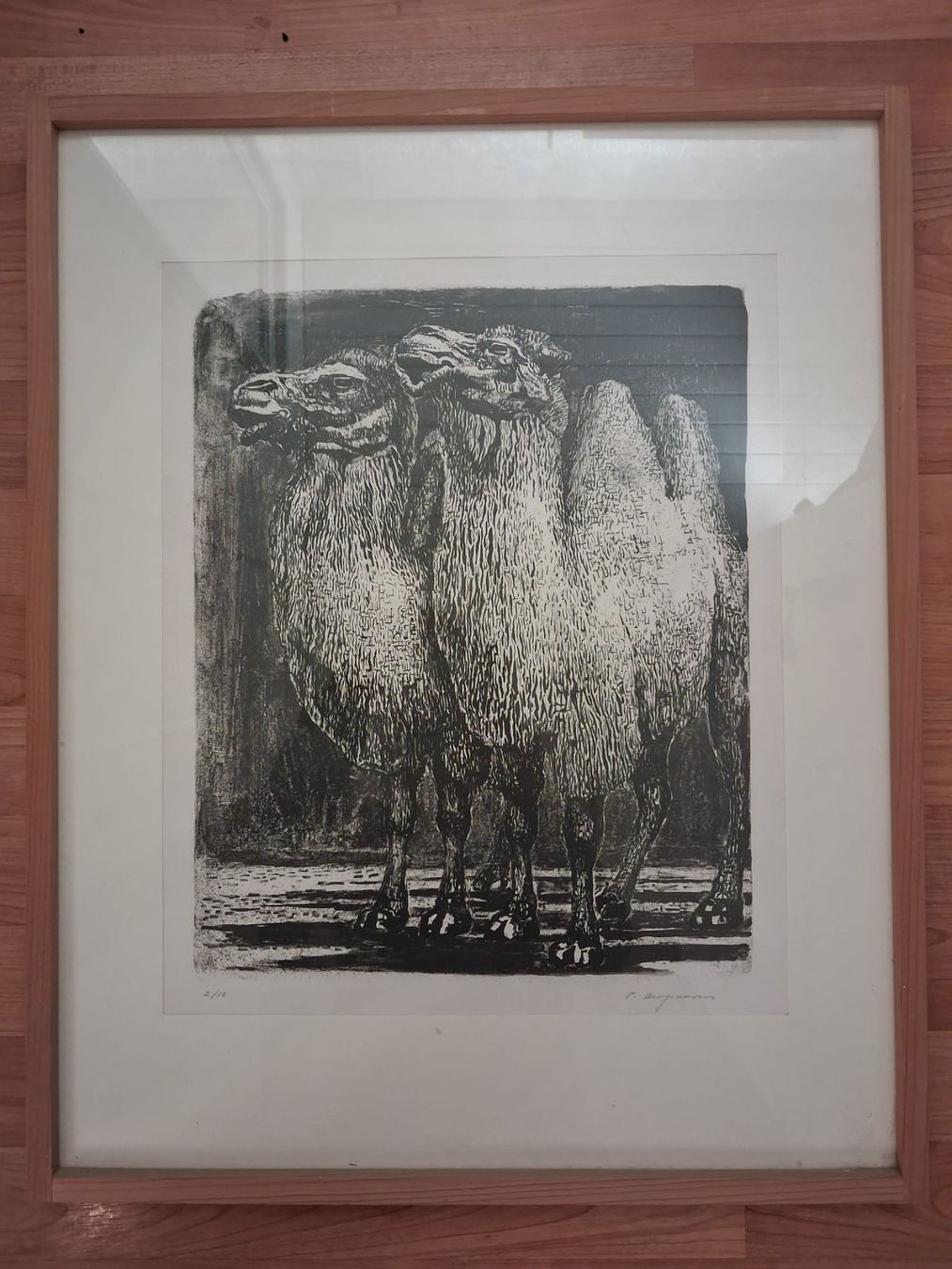 Tableaux: Peter Bergmann, Kamele – D'occasion à Burgdorf par stoubi