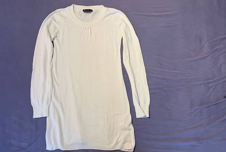 Longshirt weiss Grösse 146/152