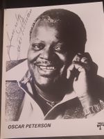 Oscar Peterson - 20x25cm - Handsigniertes Promofoto