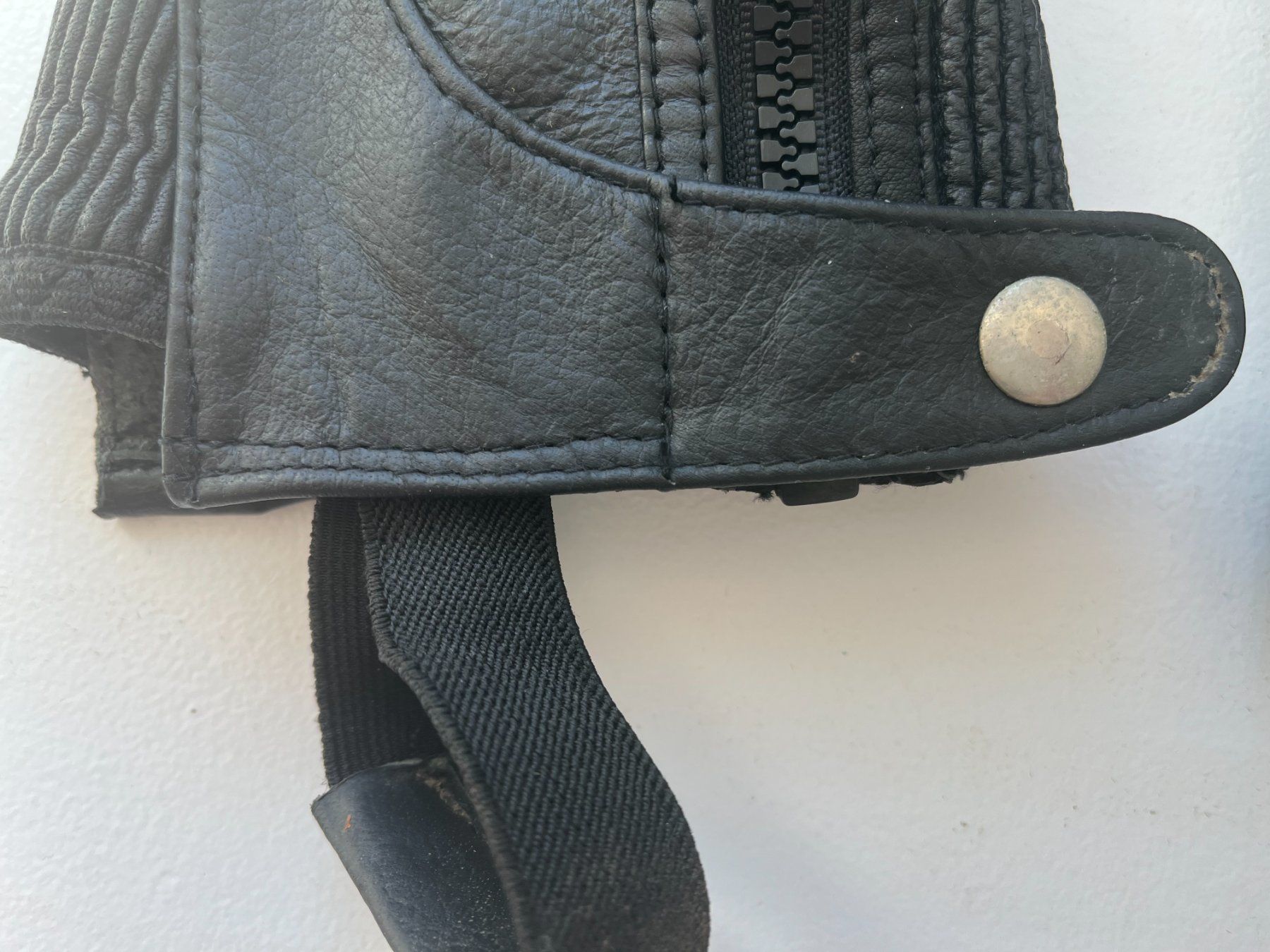 Stinchiere & Fasciature: Mini-chaps équitation Sydney cuir de vachette pleine fleur – Usato da Court venduto da Style_ambre 2