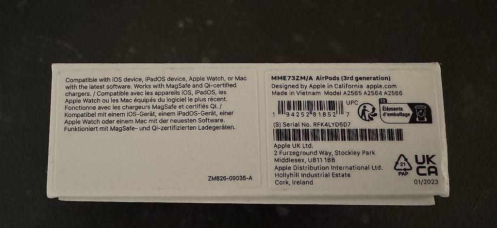 Cuffie: AirPods 3rd generation – Usato da Buchs ZH venduto da dom618 2