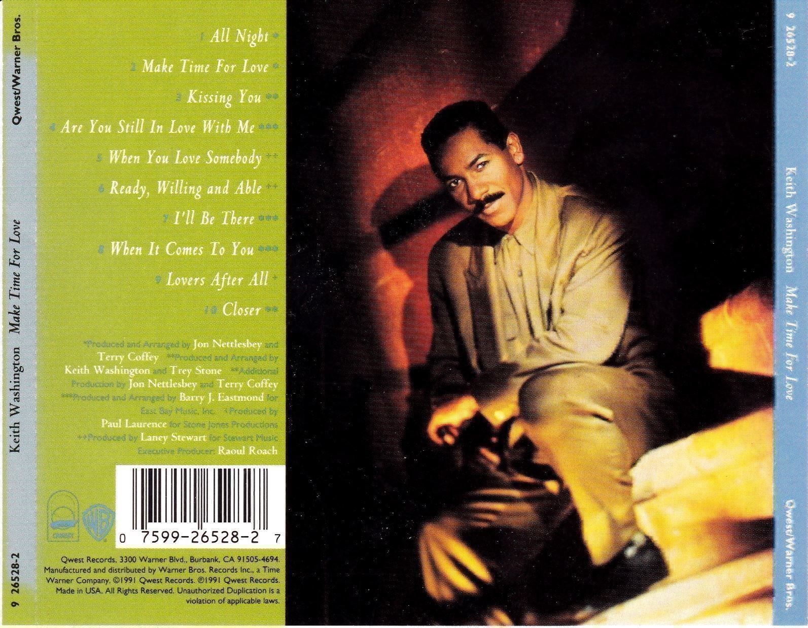 CD: CD: Keith Washington - Make time for love – Usato da Bern venduto da MacBit77_chbe 1