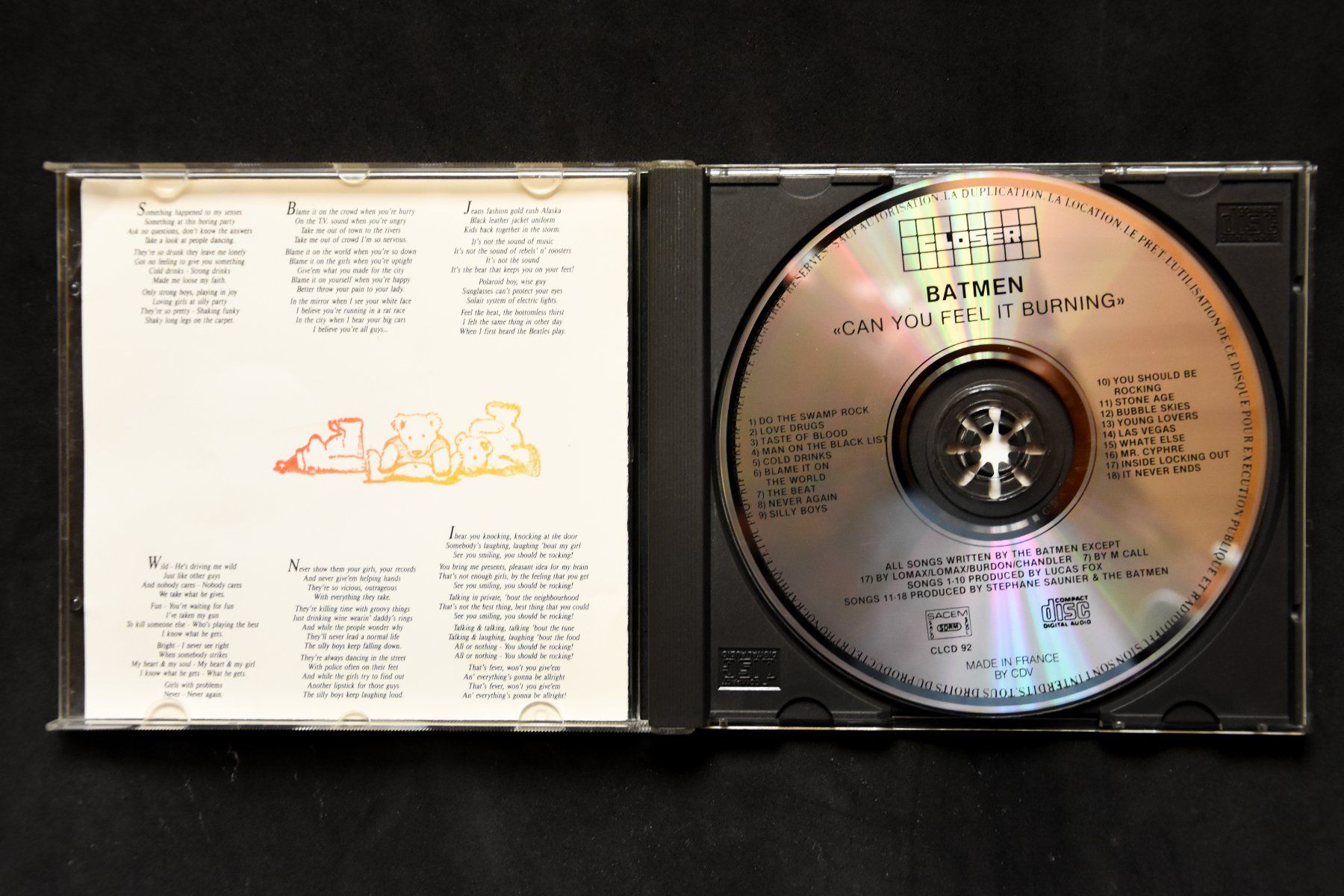 CD: The Batmen - Can You Feel It Burning – Usato da Belmont-sur-Yverdon venduto da ag97 1