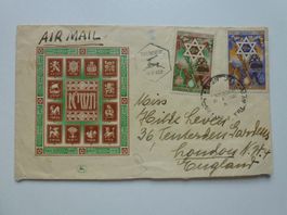 Israel ++ Brief Nathania-London 31.8.1950