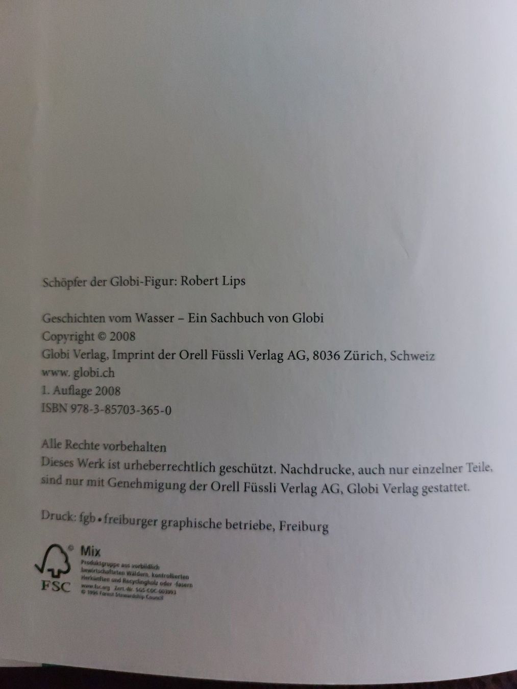 Libri: Globi Buch – Nuovo (secondo la descrizione) da Unterseen venduto da Ruia3333 2