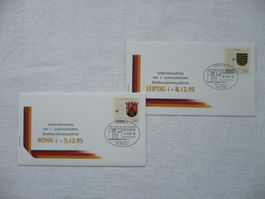 D 1995 1. Automat. Briefannahmesystem, 2 Belege